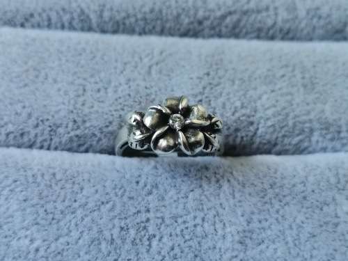 Silver Flower Ring