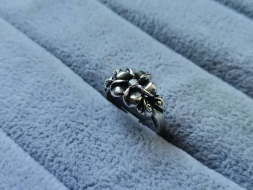Silver Flower Ring