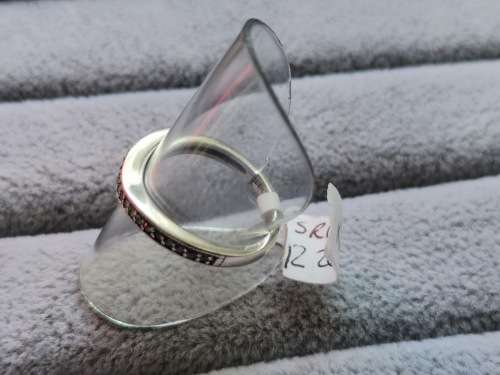 *R1 Auction* Silver Half Eternity Ring