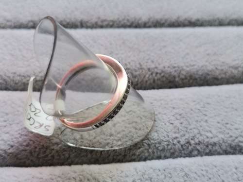 *R1 Auction* Silver Half Eternity Ring