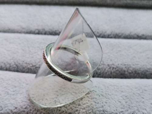 *R1 Auction* Silver Half Eternity Ring