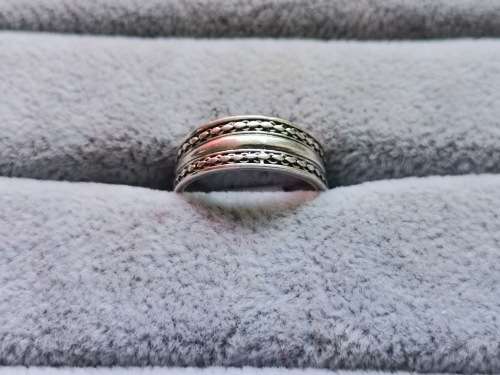 DISCOUNT!! Patterned Silver Ring