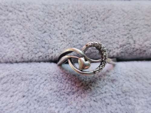 DISCOUNT!! Silver Heart Ring