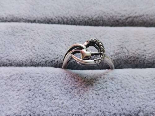 DISCOUNT!! Silver Heart Ring