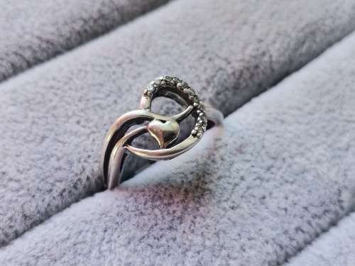 DISCOUNT!! Silver Heart Ring