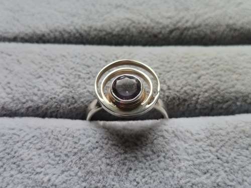 DISCOUNT!! Silver Amethyst Ring