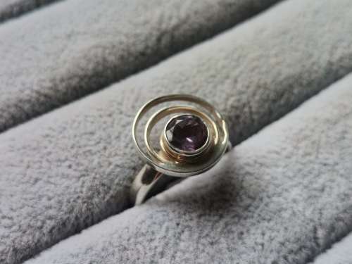 DISCOUNT!! Silver Amethyst Ring