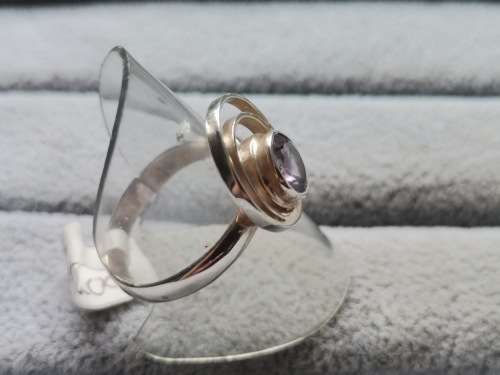 DISCOUNT!! Silver Amethyst Ring