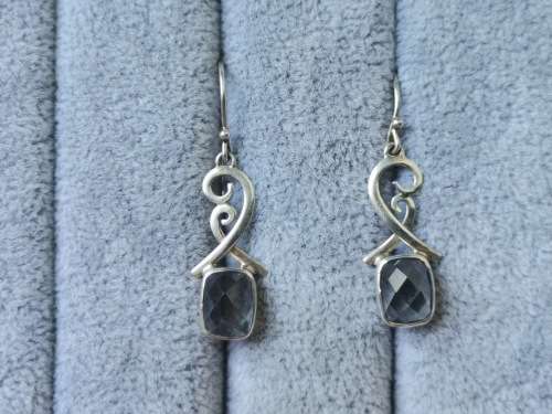 Detailed Silver Earrings