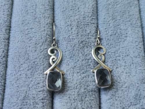 Detailed Silver Earrings