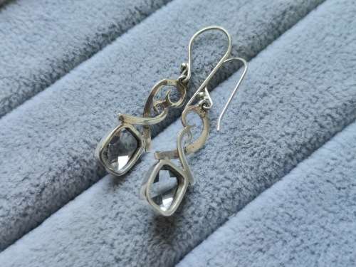 Detailed Silver Earrings