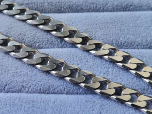 Silver Curb Chain