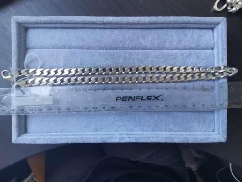 Silver Curb Chain