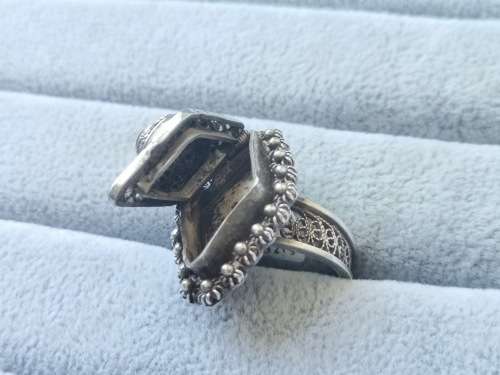 Discount!! Adjustable Vintage Silver Poison Ring