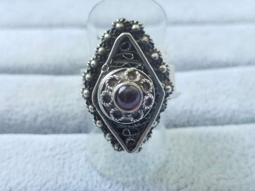 Discount!! Adjustable Vintage Silver Poison Ring