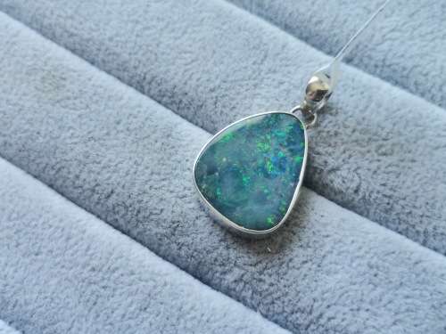 Silver Opal Pendant