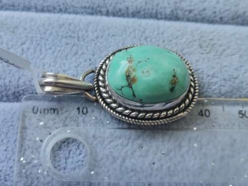 Discount!! Silver Turquenite Pendant