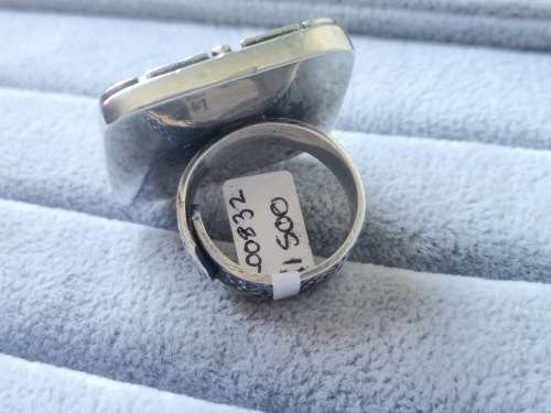 Discount!! Big Adjustable Silver Pearl Ring