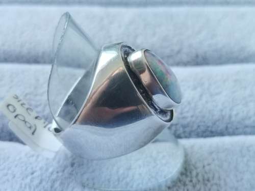 Silver Opal Ring