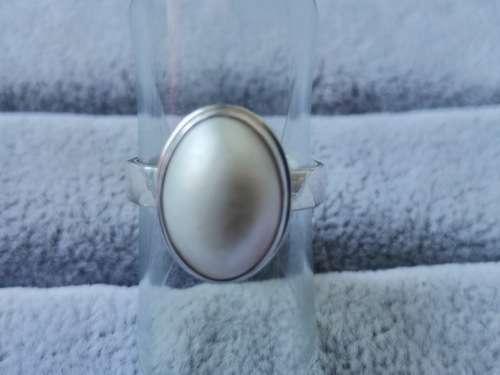 Silver Pearl Ring