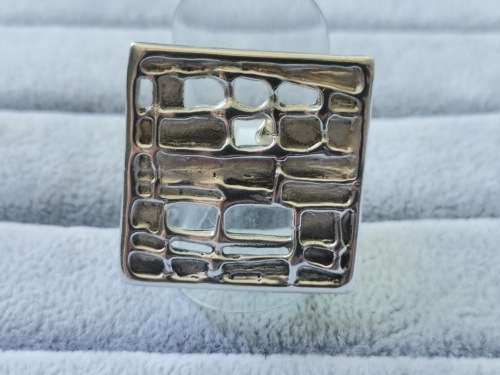 Discount!! Adjustable Bulky Silver Ring
