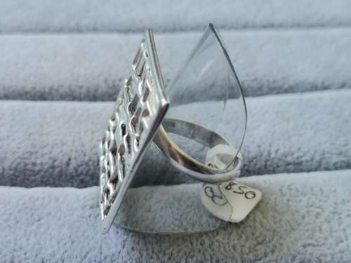 Discount!! Adjustable Bulky Silver Ring