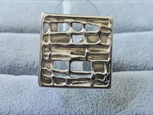 Discount!! Adjustable Bulky Silver Ring