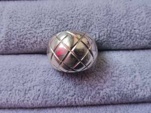 Patterned Silver Ring