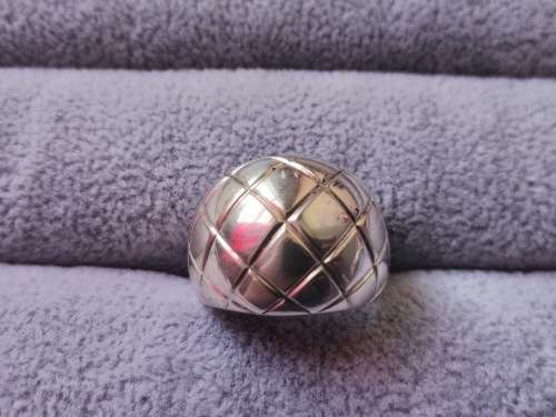 Patterned Silver Ring