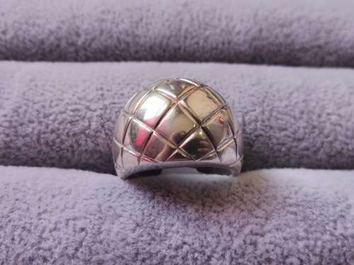 Patterned Silver Ring