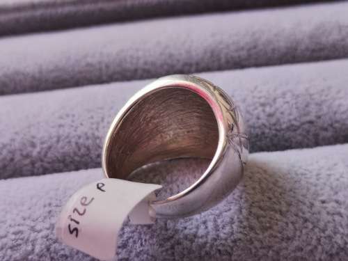 Patterned Silver Ring