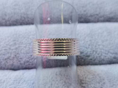 Discount!! Patterned Silver Ring