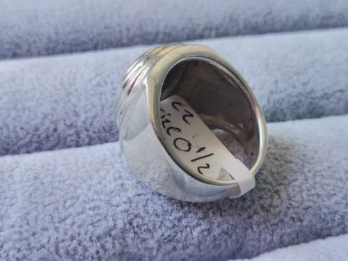 Discount!! Silver Solitaire Ring