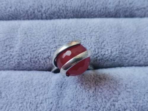 Discount!! Silver Carnelian Ring