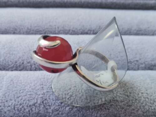 Discount!! Silver Carnelian Ring