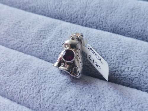 Discount!! Cute Silver Frog Pendant