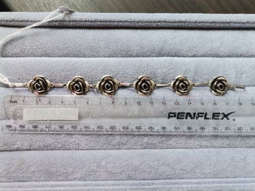 Discount!! Silver Rose Bracelet