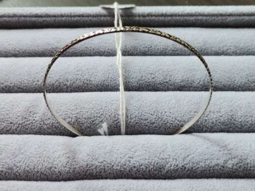 Patterned Silver Bangle