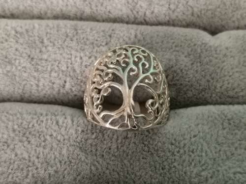 Silver Tree of Life Ring