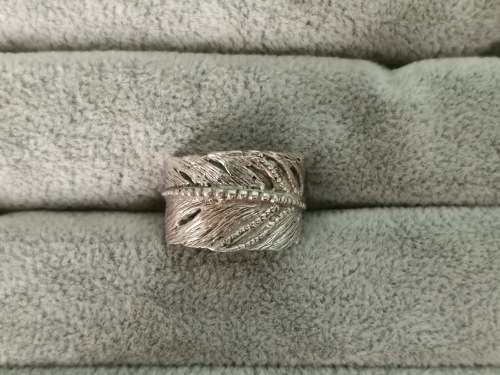 DISCOUNT!!! Silver Feather Ring