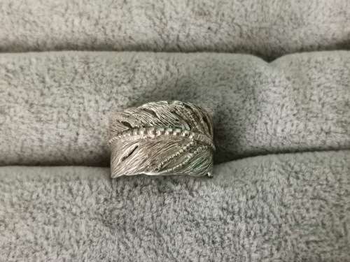 DISCOUNT!!! Silver Feather Ring
