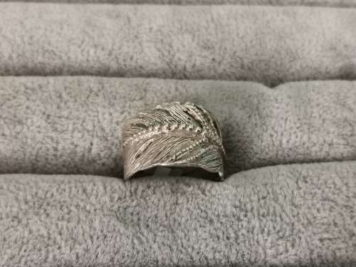 DISCOUNT!!! Silver Feather Ring