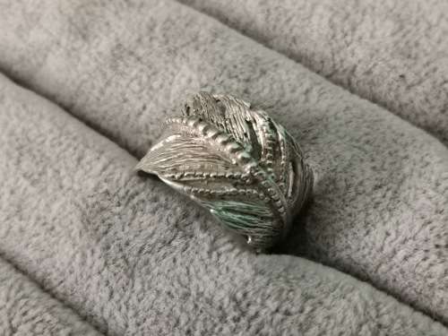 DISCOUNT!!! Silver Feather Ring