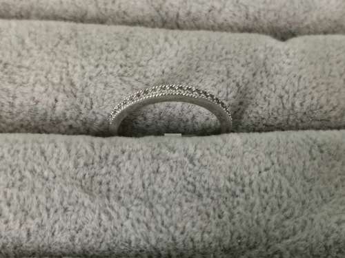 DISCOUNT!!! Silver Half-Eternity Ring
