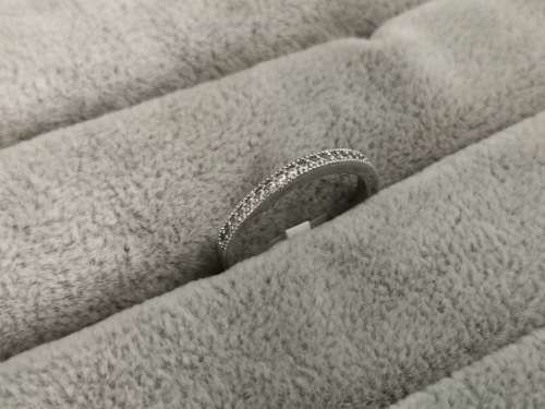 DISCOUNT!!! Silver Half-Eternity Ring