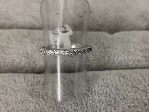 DISCOUNT!!! Silver Half-Eternity Ring