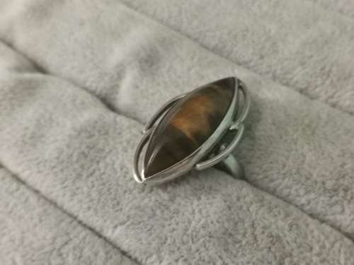DISCOUNT!!! Silver Tiger-Eye Ring