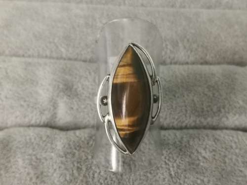 DISCOUNT!!! Silver Tiger-Eye Ring