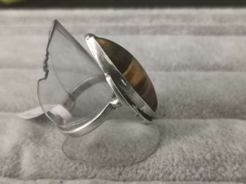 DISCOUNT!!! Silver Tiger-Eye Ring