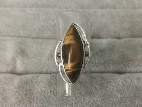 DISCOUNT!!! Silver Tiger-Eye Ring
